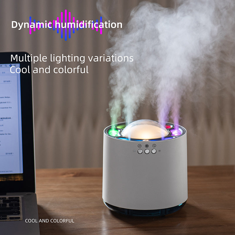Wholesale Voice Control Colorful Led Lamp Humidifier 800ml USB