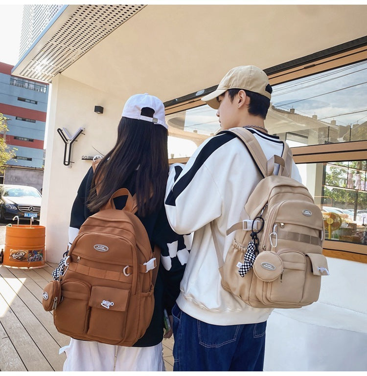 High School And College Student College Style Computer Bag Couple Backpack
