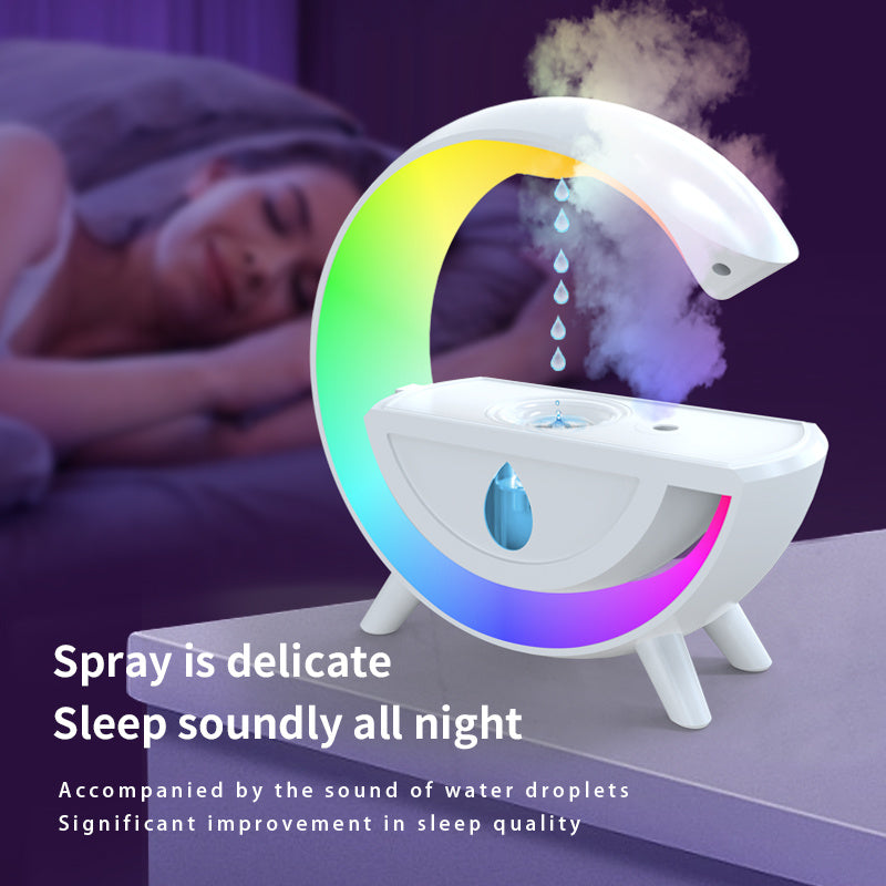 Anti-gravity Humidifier Water Drop RGB Desk LED Night Light