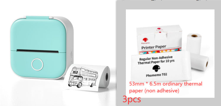 Portable Mini Thermal Label Printer Home Photo Printer Bluetooth-compatible Mini