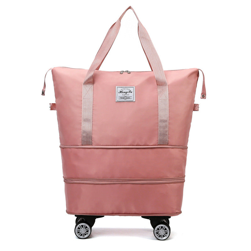 Handbag Women New Universal Wheel Travel Bag With Double-layer Dry And Wet Separation Fitness Yoga Shoulser Bags Sports Fitness Large Capacity Handbag Women