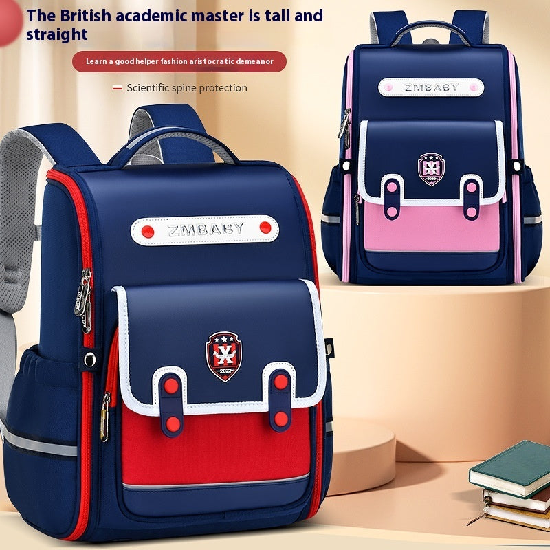Lightweight Schoolbag Lightweight New Sesame Baby Primary School Schoolbag Grade 1-3-6 British Style Boys' Schoolbag Lightweight Girls Backpack