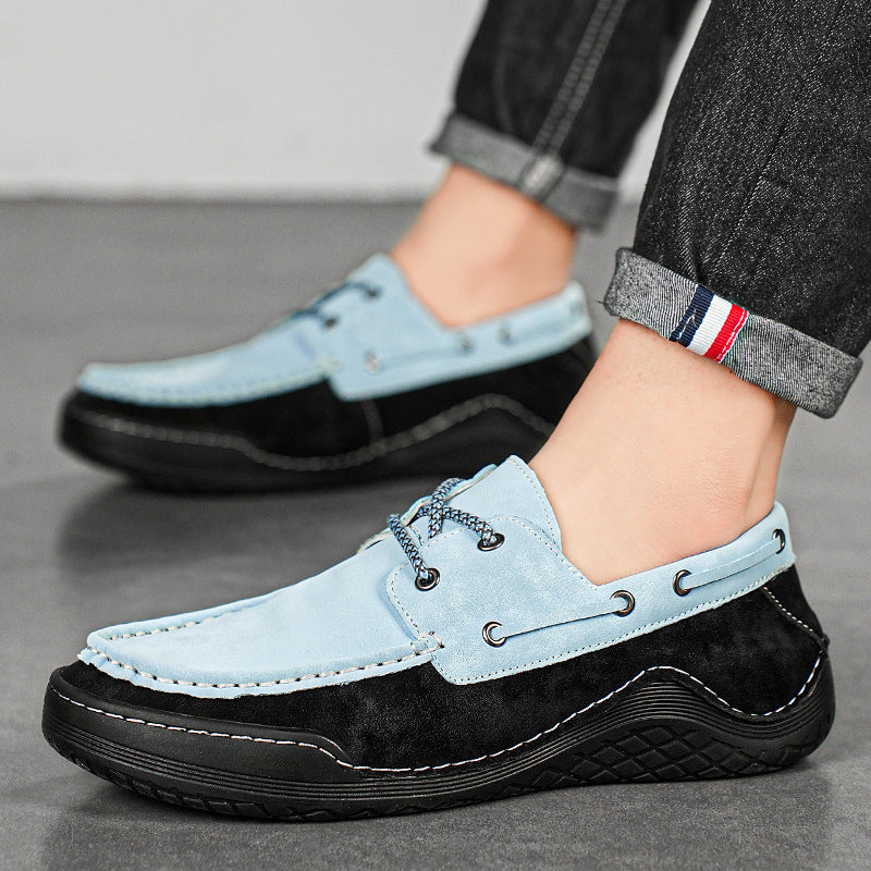 Large Size Shoes Retro Men's Large Size Shoes Color Matching