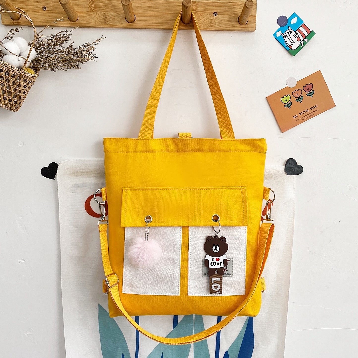 shoulder Large-capacity Canvas Bag Crossbody.