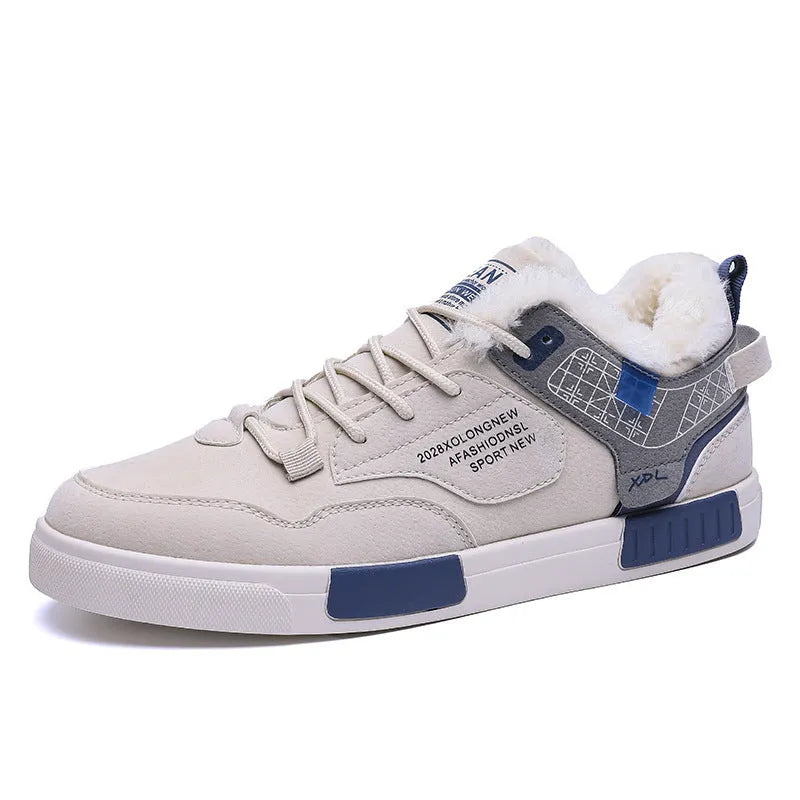 Velvet Casual Shoes Plus Size Men's Plus Velvet Casual Shoes Fashion Outdoor