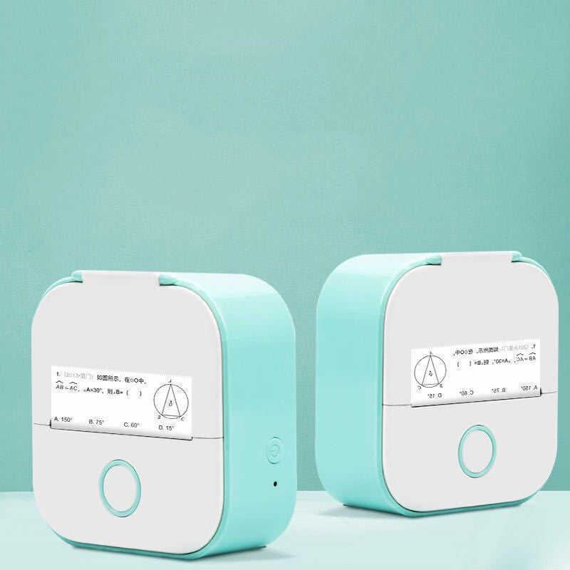 Portable Mini Thermal Label Printer Home Photo Printer Bluetooth-compatible Mini