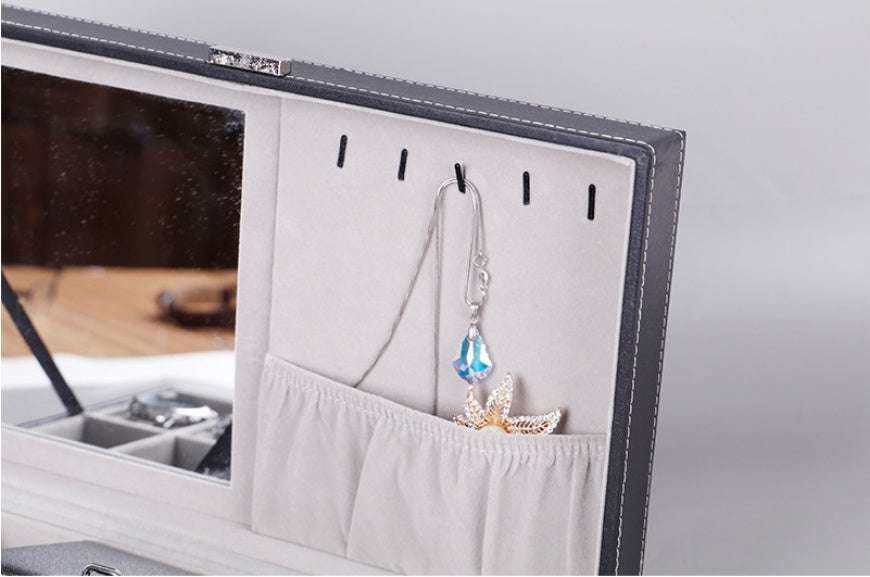 Leather 8-digit Watch Jewelry Gift Storage Display Box