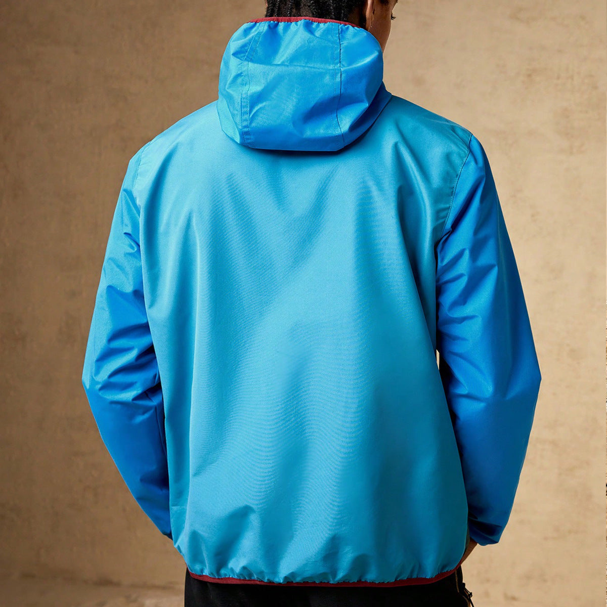 Waterproof Casual Jacket Men's Loose Outdoor Waterproof Windproof Mountaineering Clothing