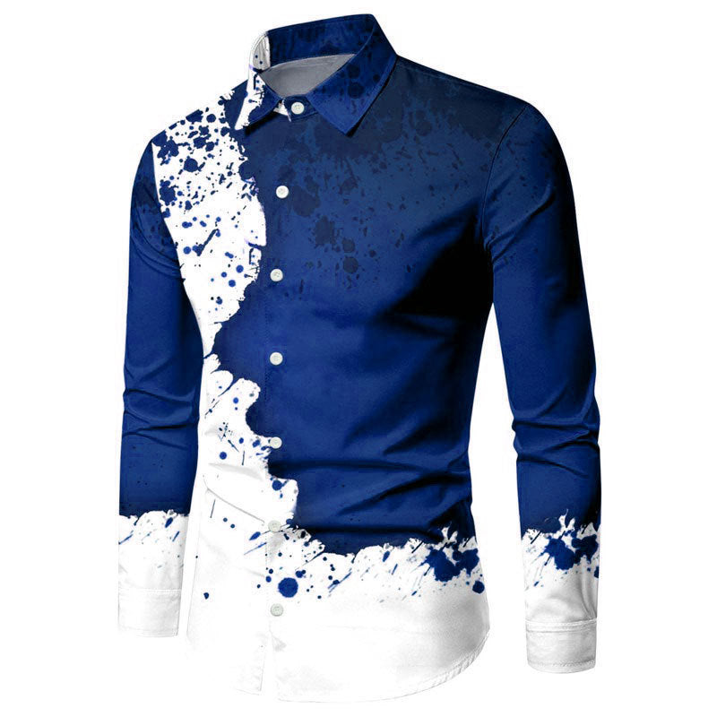 Men's Clothing 3d Printing Plus Size Long Sleeve Shirt Coat - sumet.shop