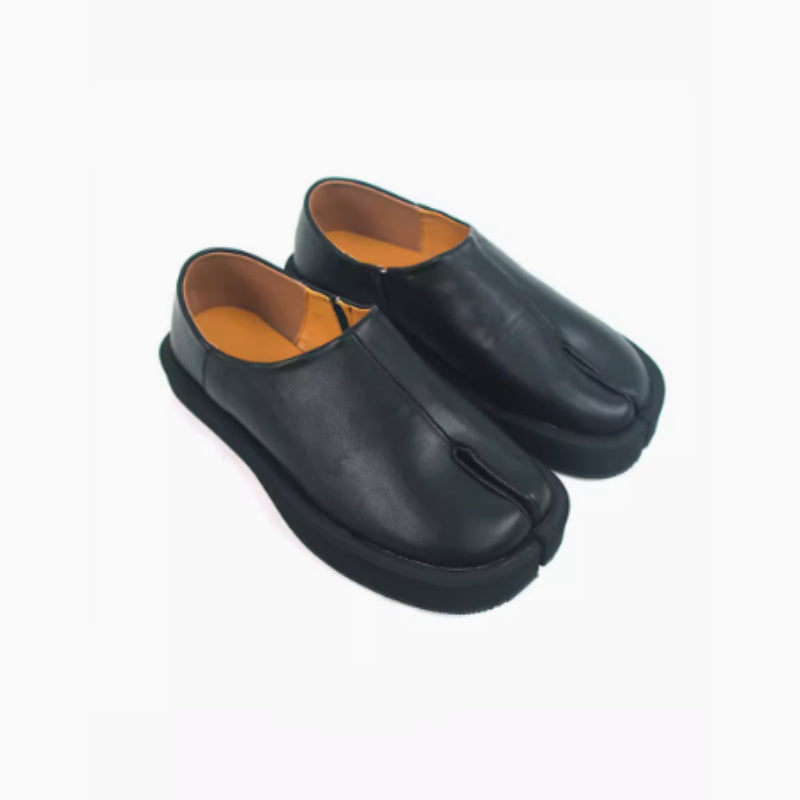 Split Toe Shoes, Men's And Women's Genuine Leather, Internet Famous Sheephoof Horse