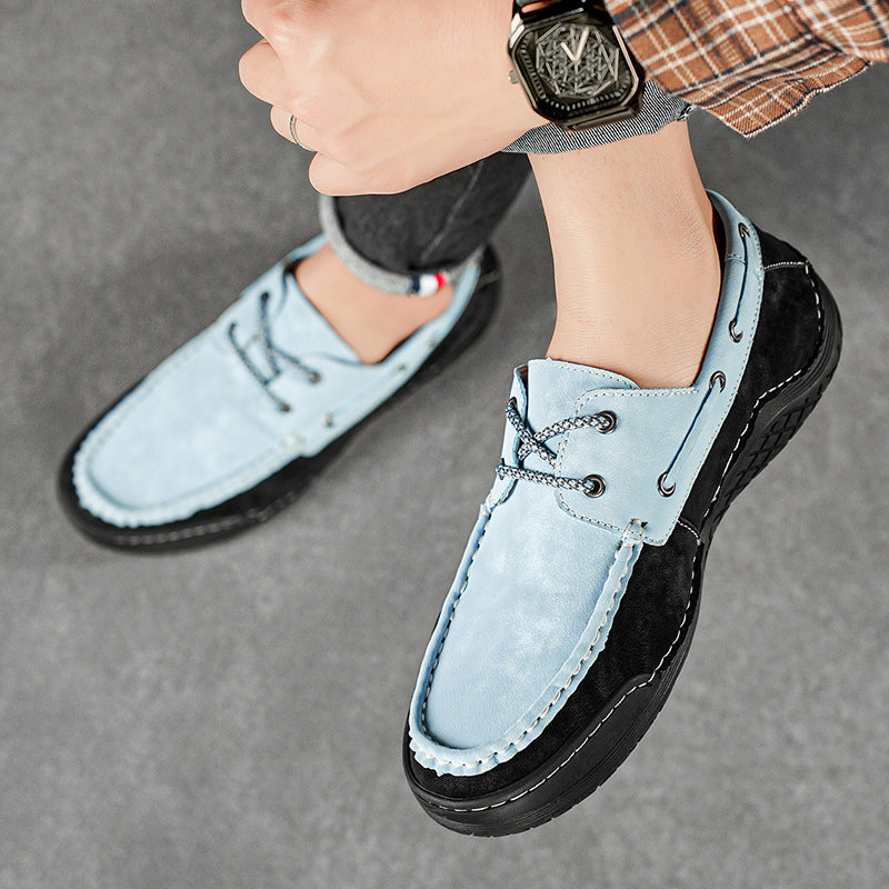 Large Size Shoes Retro Men's Large Size Shoes Color Matching