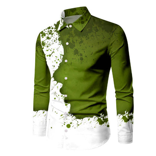 Men's Clothing 3d Printing Plus Size Long Sleeve Shirt Coat - sumet.shop