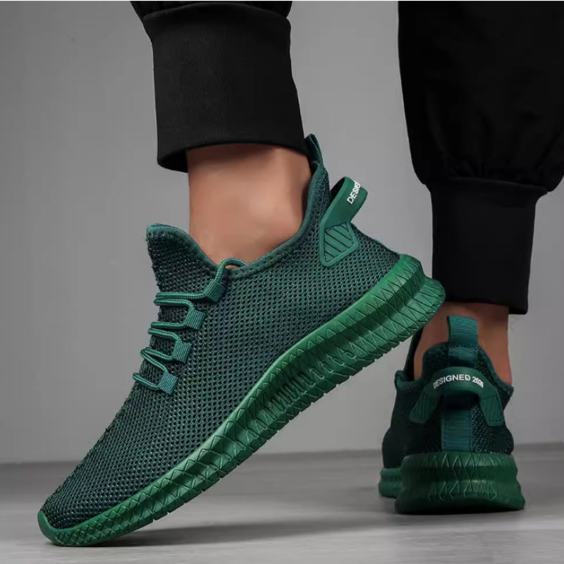 Sports Shoes Breathable Summer Shoes Men's Sports Shoes Breathable Fly Woven Low Cut