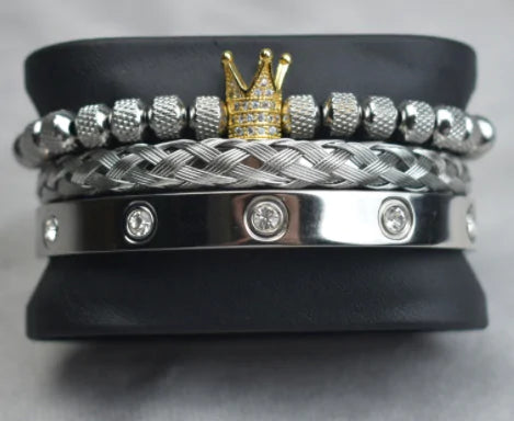 Bracelets Stainless Steel Roman Royal Charm Men Bracelets Stainless Steel - sumet.shop