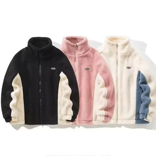 Padded Coat Loose Thickened Cotton Padded Coat Stand Collar Simple Fashionable Cotton Coat