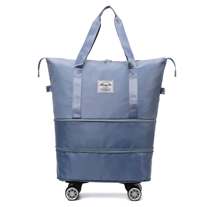 Handbag Women New Universal Wheel Travel Bag With Double-layer Dry And Wet Separation Fitness Yoga Shoulser Bags Sports Fitness Large Capacity Handbag Women