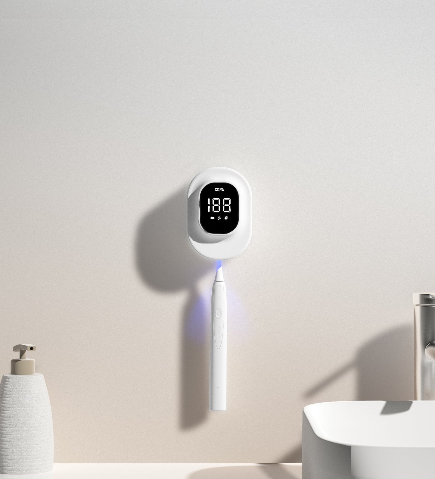 Single Toothbrush Sterilizer Punch-free UV Electric