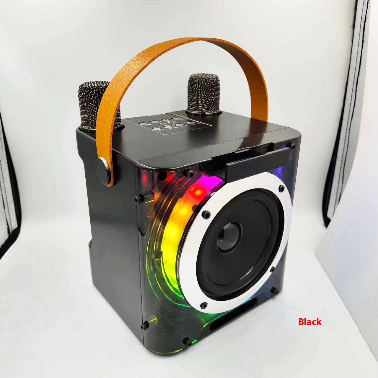 Wireless Microphone Audio Home Karaoke Speaker 203 Bluetooth Speaker Wireless Microphone Audio