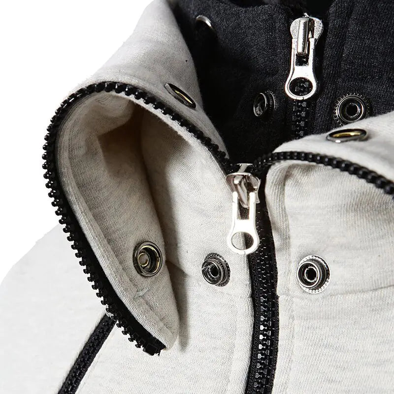 Jacket Scarf Collar Fashion Hoodie - sumet.shop