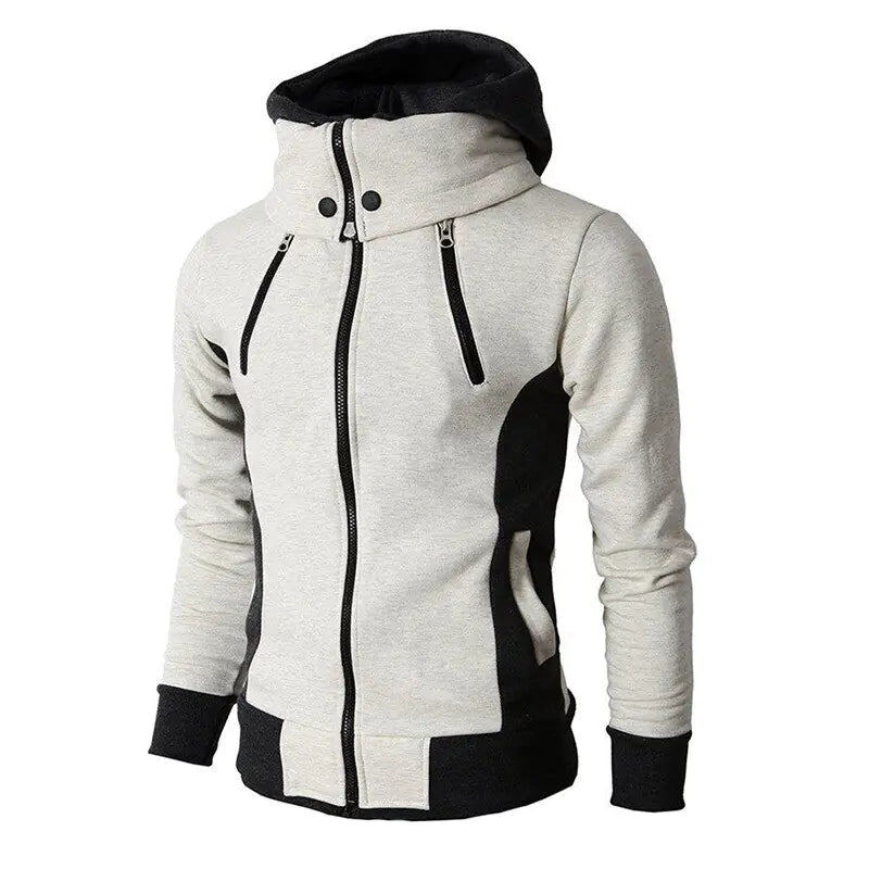 Jacket Scarf Collar Fashion Hoodie - sumet.shop