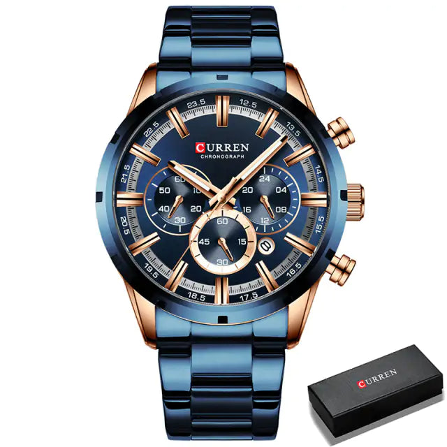 CURREN Men Quartz Watch Top Brand - sumet.shop