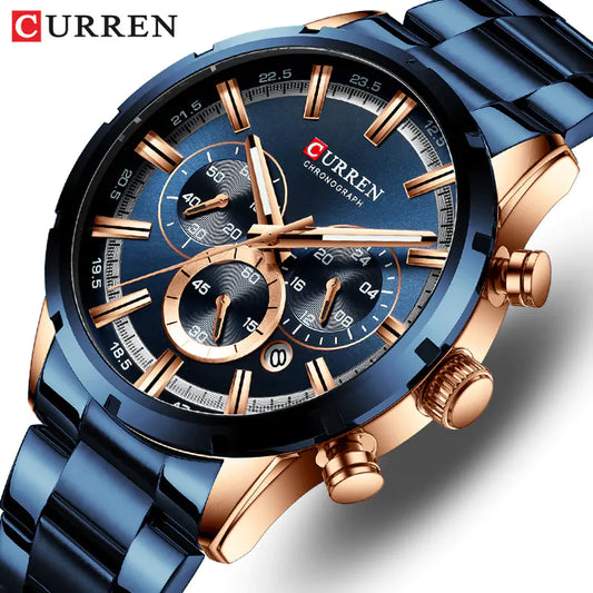 CURREN Men Quartz Watch Top Brand - sumet.shop