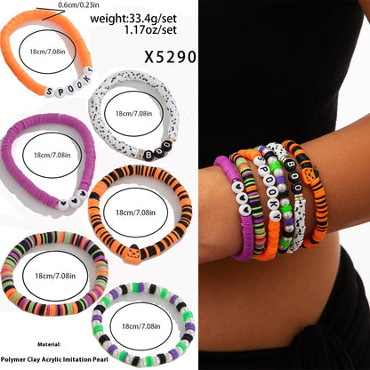 Pumpkin Bracelet Suit European And American Halloween New Skull Pumpkin Bracelet Suit