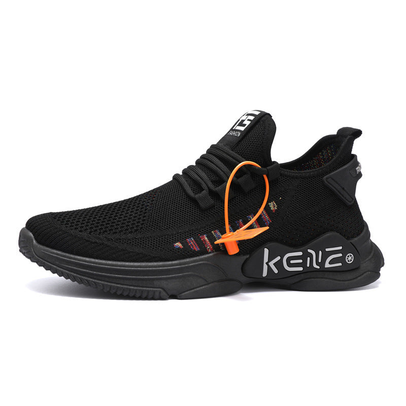 Breathable Casual Shoes Plus Size Men's Sports Mesh Surface Soft Bottom Breathable Casual Shoes