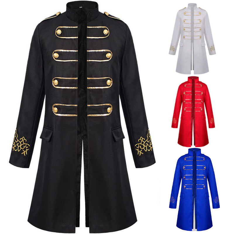 Men's Halloween Jacket Embroidered Jacket Stage Clothes