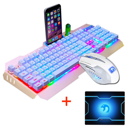 Keyboard And Mouse Headset Computer Notebook Eat Chicken Keyboard And Mouse Headset