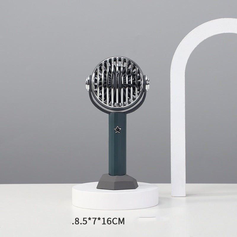 USB Handheld Electric Fan Desktop Decoration
