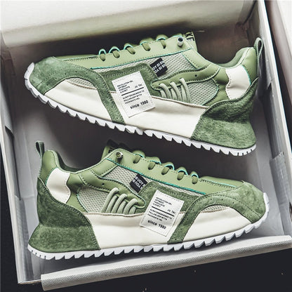 Casual Sneaker  Men's Spring New Fashion All-match Casual Sneaker Thick Bottom Height Increasing Non-slip