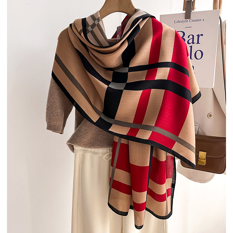 Scarf Autumn And Winter Scarf Scarf Warm Talma