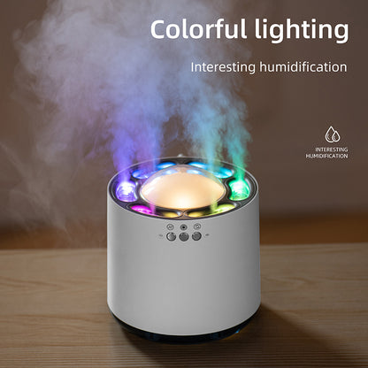 Wholesale Voice Control Colorful Led Lamp Humidifier 800ml USB
