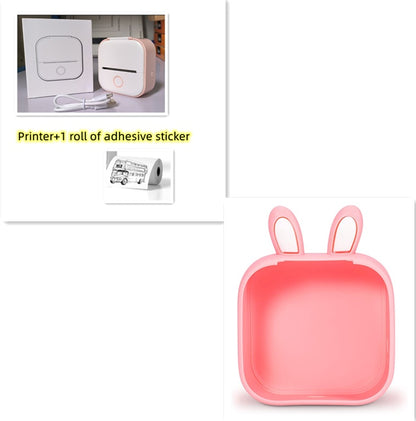 Portable Mini Thermal Label Printer Home Photo Printer Bluetooth-compatible Mini