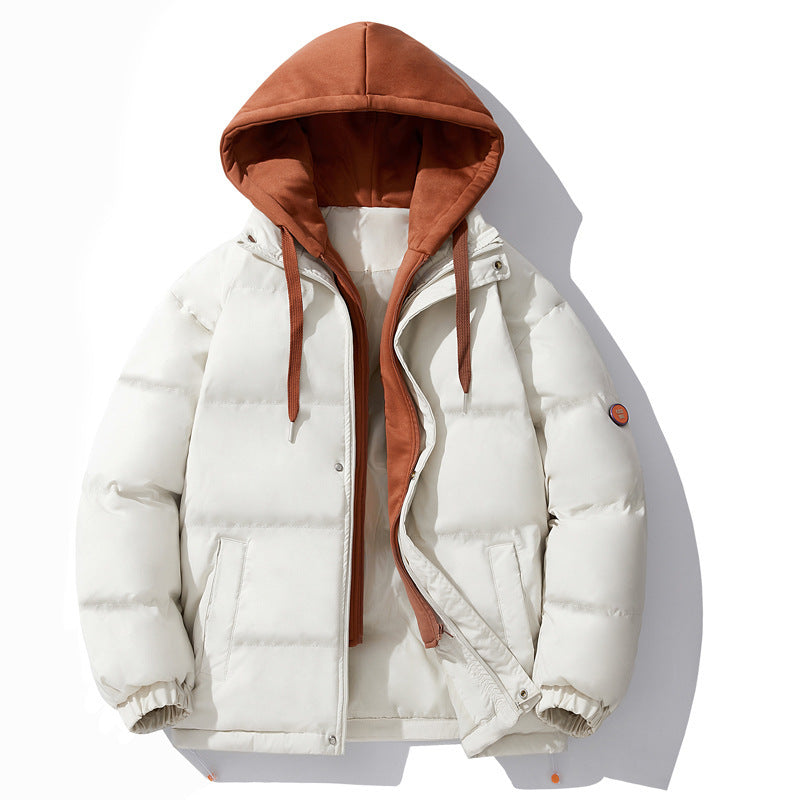 Sports Jacket Men's Cotton-padded Hooded Thickened