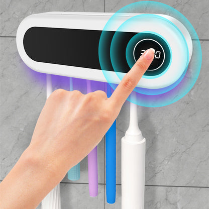 Wall Mounted Toothbrush Holder UV Sterilizer