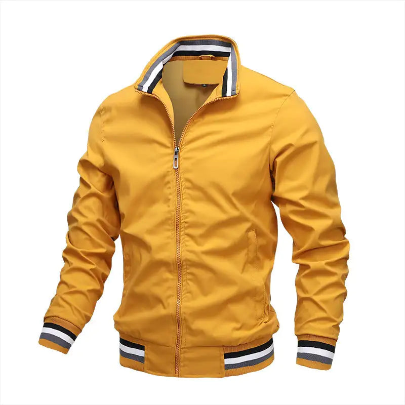 Men’s Casual Stand-up Collar Jacket - sumet.shop