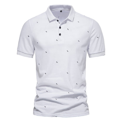 Men's Short Sleeve Fashion Printed Polo Shirt - sumet.shop
