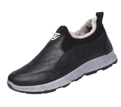 Men's casual Boots plus cashmere warm casual shoes