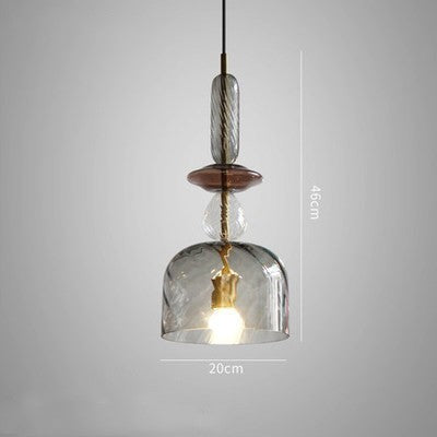 Chandeliers Bar Counter Macarons Candy Glass