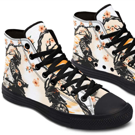 High-top Canvas Shoes Men's And Women's Fashion Color Printing High-top Canvas Shoes