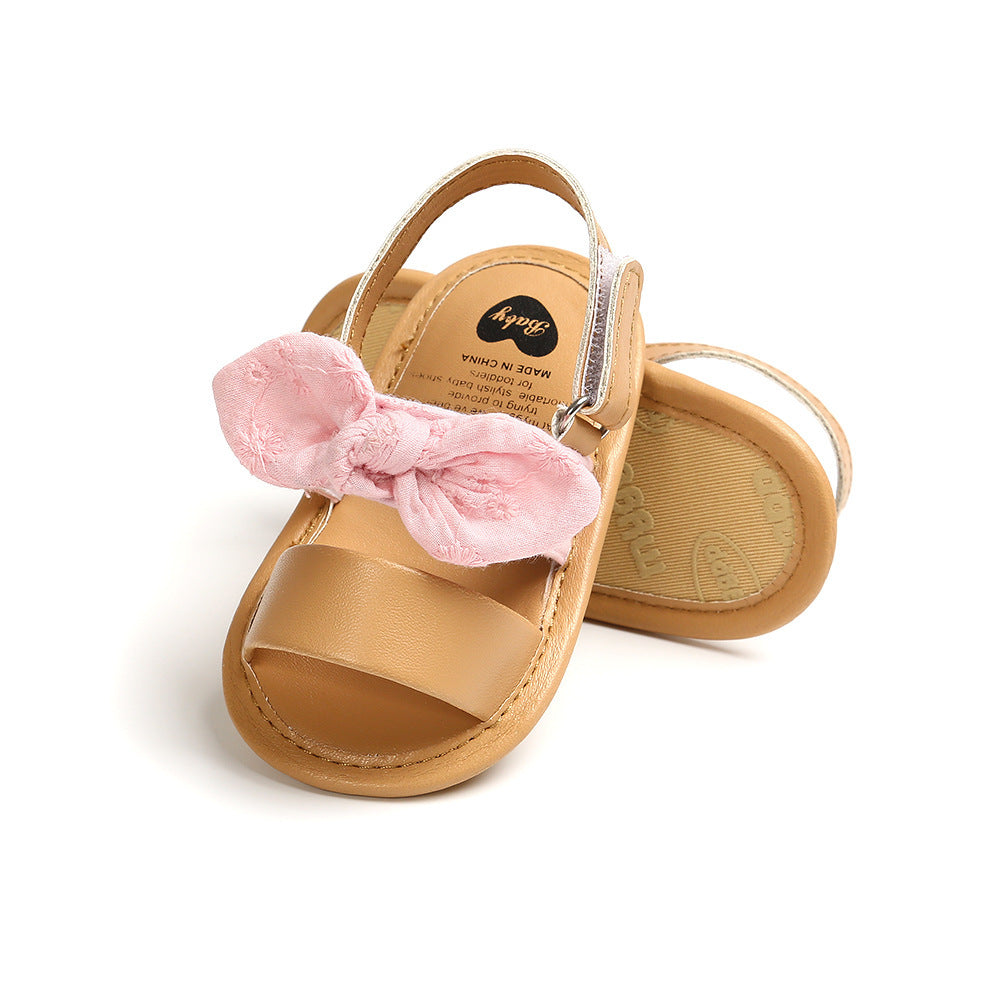 baby sandals Small bow soft sole non-slip baby sandals