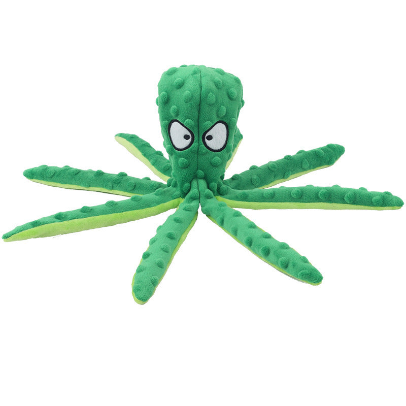 New Hot Sale Eco-friendly New Design Pet Plush Octopus Cat Dog Toy