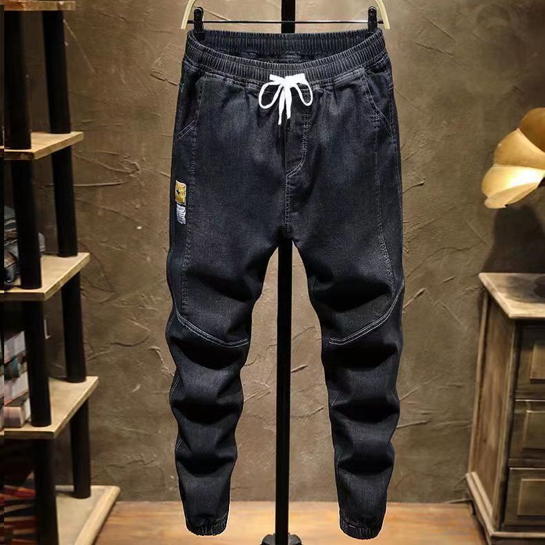 Men's Loose Tie Elastic Waist Pants