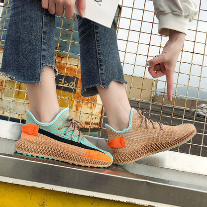 Women's casual Sneaker running flying woven coconut shoes