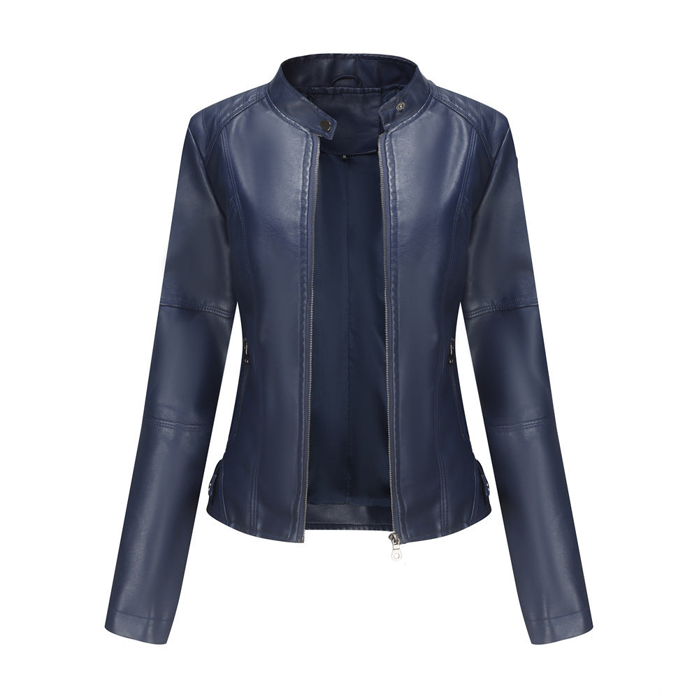 European And American Women's Leather Jackets - sumet.shop