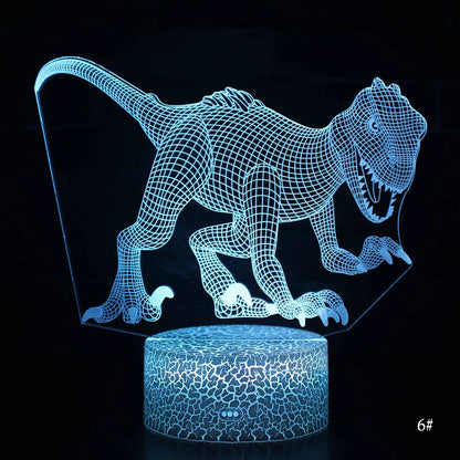 Dinosaur night light shape creative table lamp New led night light, Adapter tv, sumet.shop