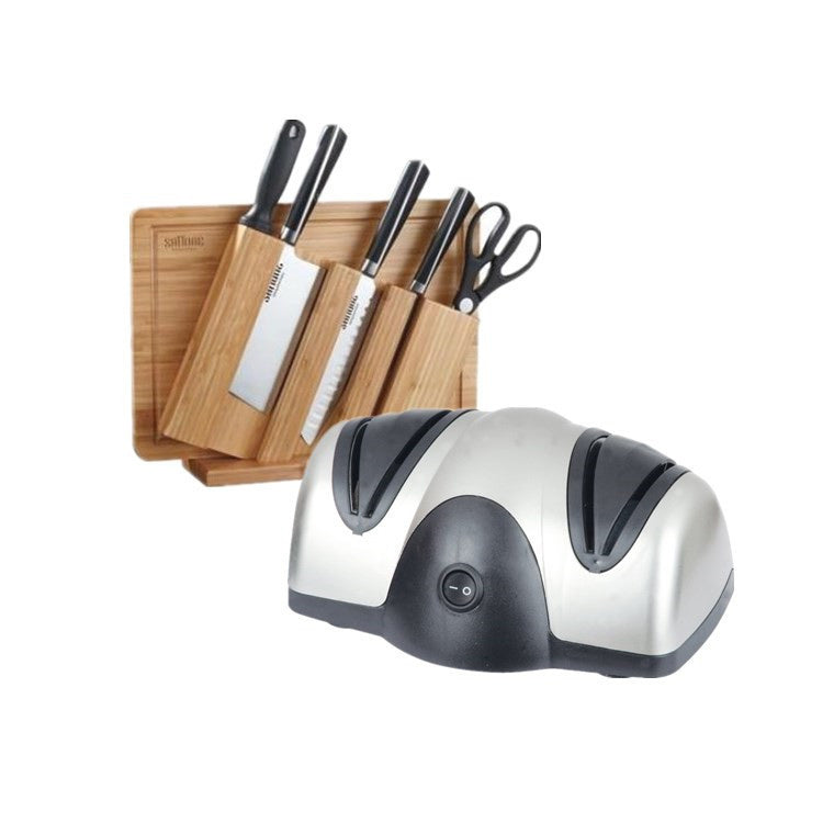 Multifunctional electric knife sharpener