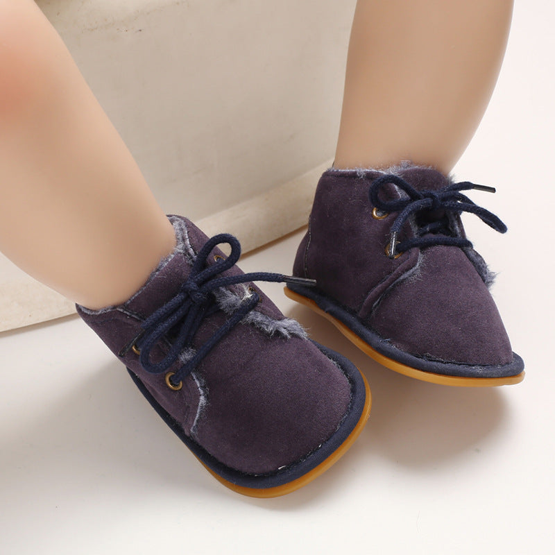 Baby's Shoes Winter 0-1 Years Old Rubber Sole Male And Female Baby